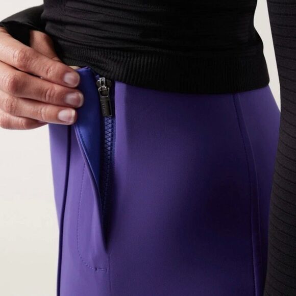 NWOT Athleta Sz 6P Glacier Snow Skinny Pant II Purple Ski Pants Water Repellent - Picture 7 of 12
